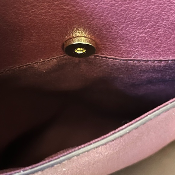 Liz Claiborne Lola Cranberry Red Shoulder Bag/Crossbody Purse - Picture 9 of 9